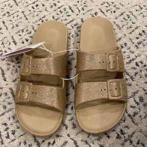 Freedom Moses Celeste Sands Sandals 39-40 9-10 NWT